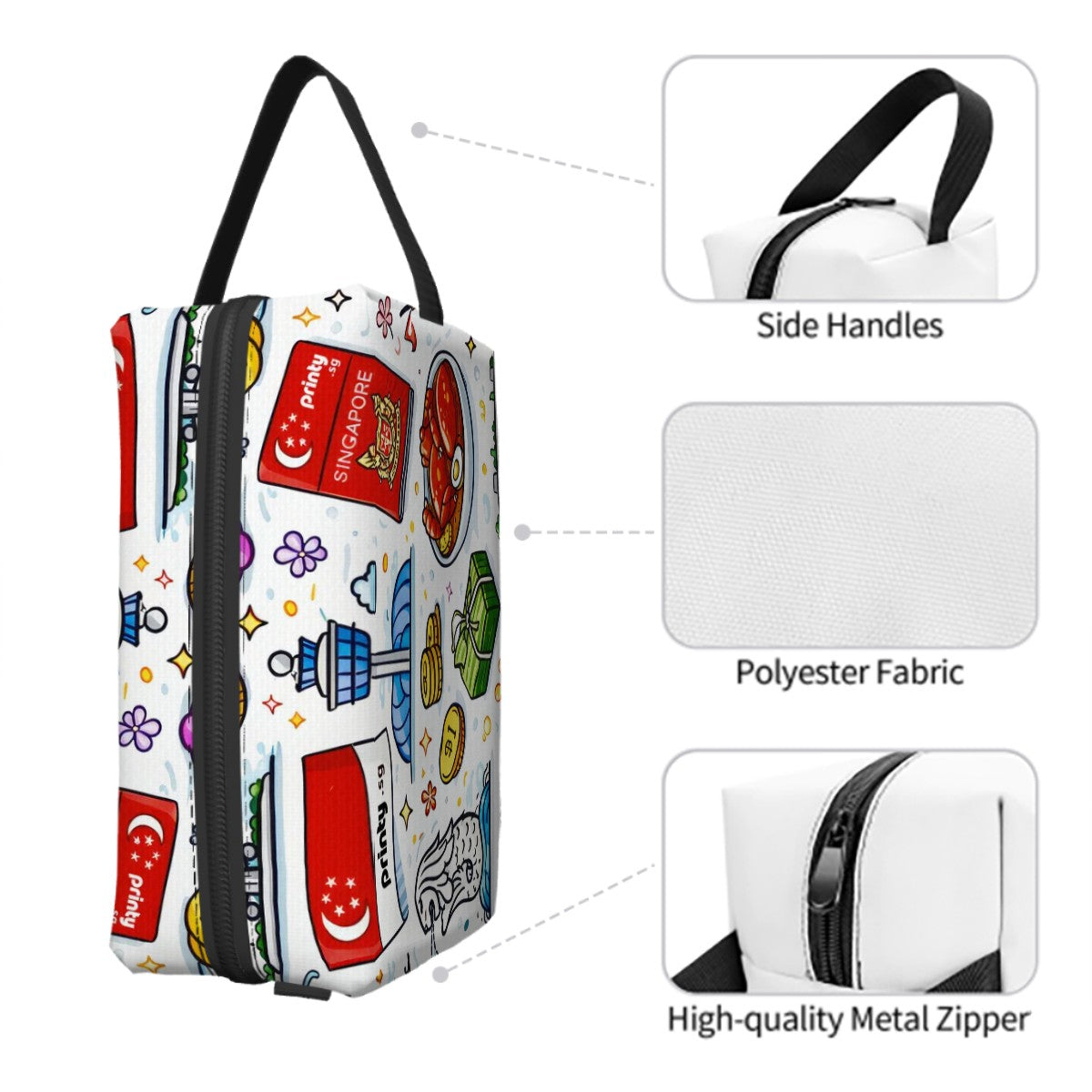 Custom Travel Toiletry Bag Portable Large Capacity