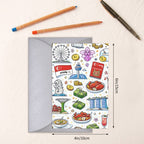 Custom Vertical Greeting Cards (Pearl Paper)