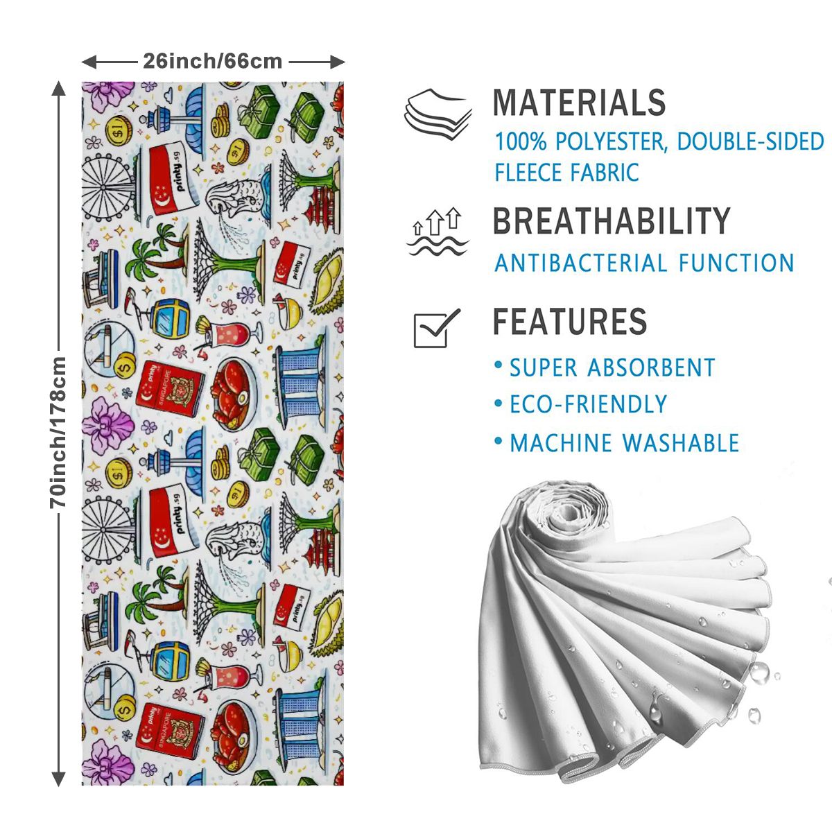Custom Yoga Mat Cover