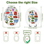 Custom Elongated Toilet Seat V-Shaped