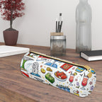 Custom Leather Cylindrical Pencil Case