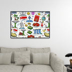 Custom Frameable Canvas Prints Wall Art (Horizontal)