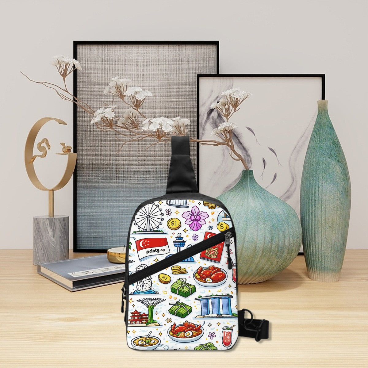 Custom Sports Crossbody Sling Bag
