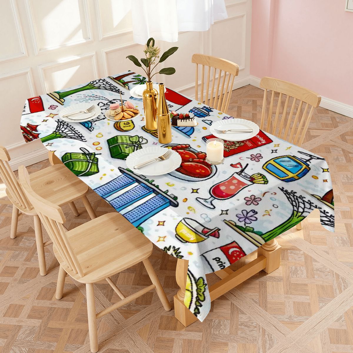Custom Rectangular Tablecloth