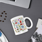 Custom Ceramic Coffee Mug (11oz) (Area Print)