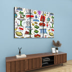 Custom 3 Panels Canvas Prints Wall Art (Set B)
