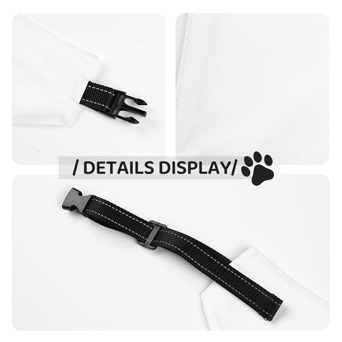 Custom Dog Bandanas Double Sided with Buckle