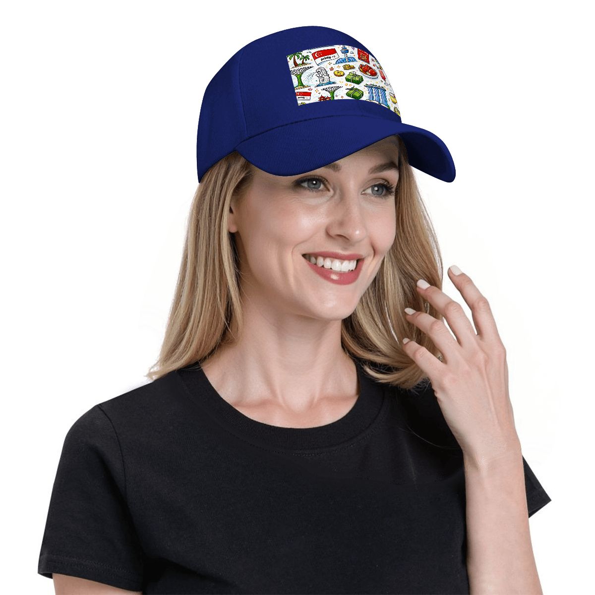 Custom Curved Eaves Trucker Hat (Solid Color)