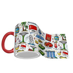 Custom Colored Ceramic Coffee Mug (11oz) (All Over Print)