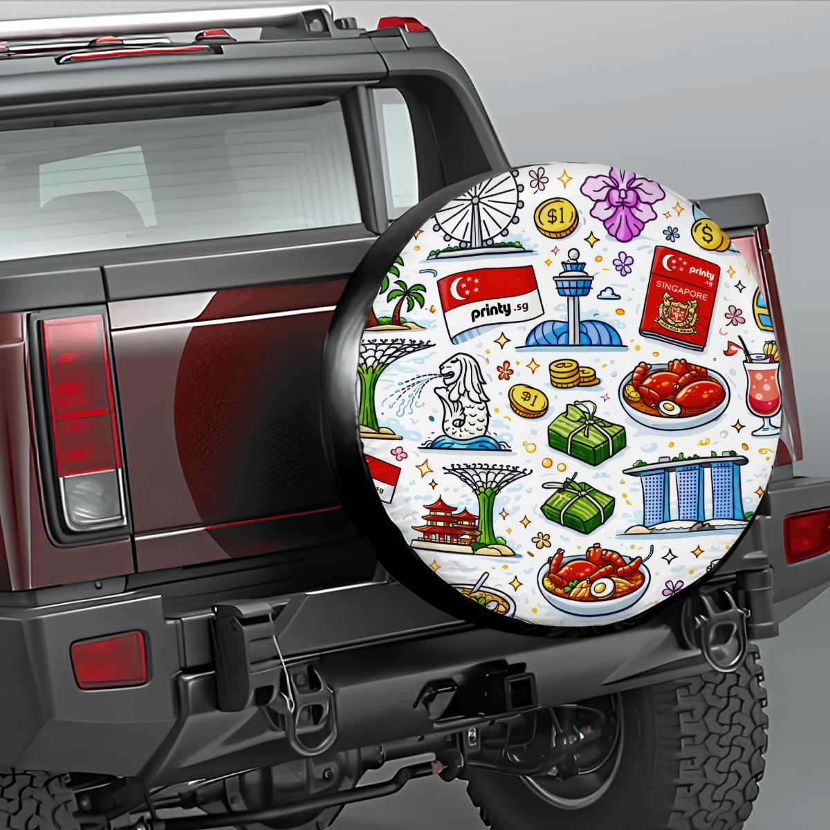 Custom Thickened Spare Tire Cover