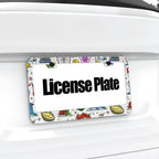 Custom 2-Hole Oval License Plate Frames 2 pcs