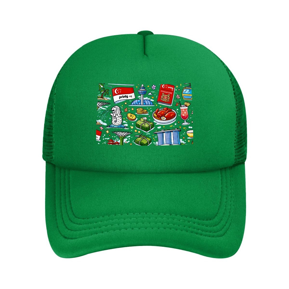 Custom Mesh Baseball Cap (Area Pattern)