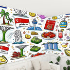 Custom Peel and Stick Wallpaper Removable