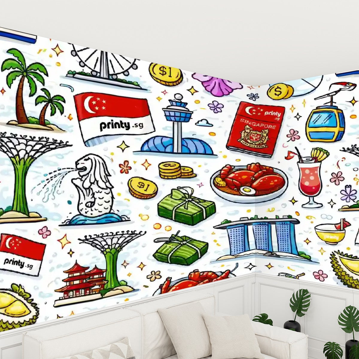 Custom Peel and Stick Wallpaper Removable