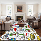 Custom Large Area Rug Floor Carpet (5:4)