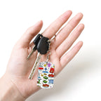 Custom Rectangular Metal Keychain