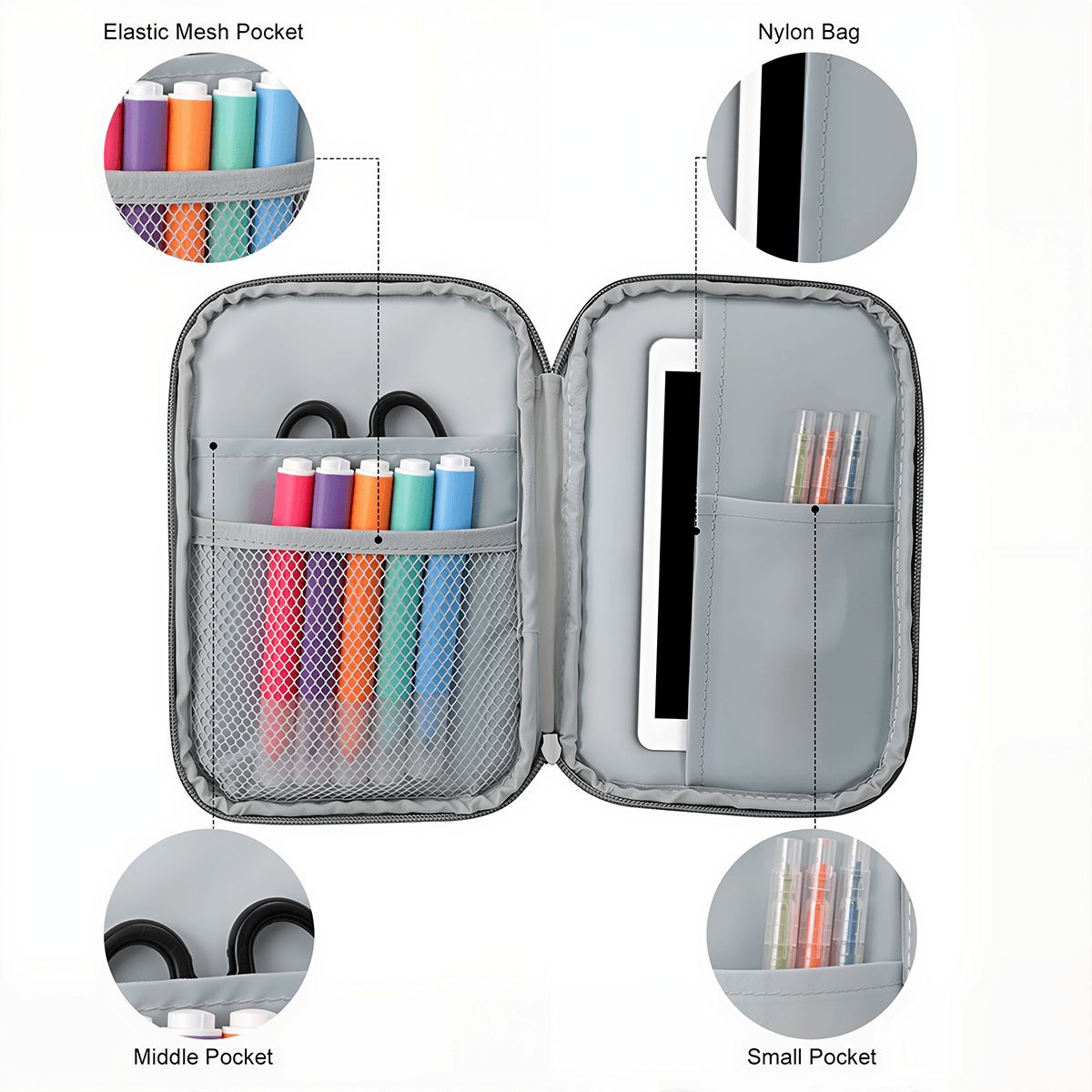 Custom Multifunctional Pencil Case
