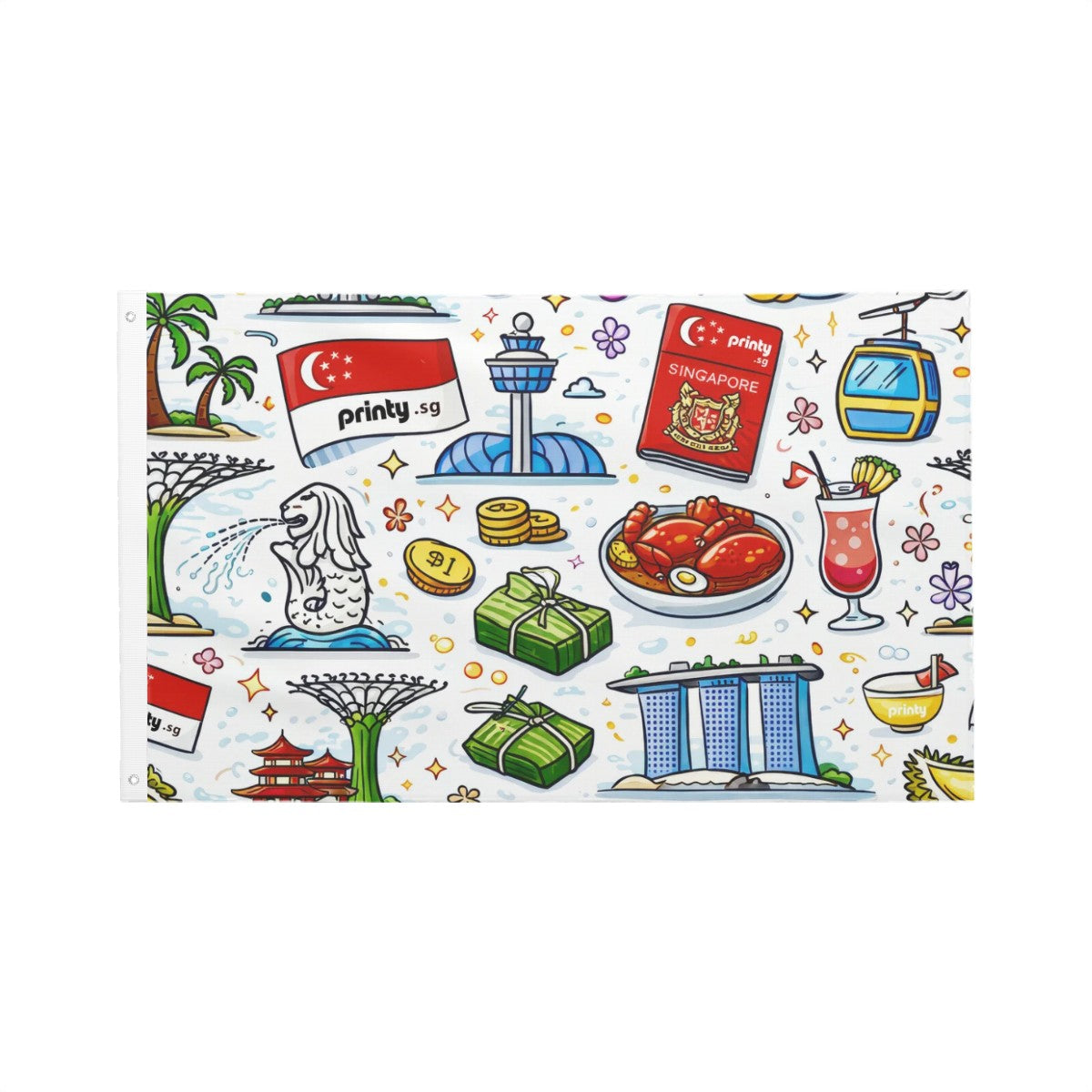 Custom Outdoor Decor Flags Double Sided (3:5)