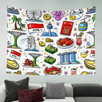 Custom Wall Tapestry for Bedroom 80"x60" (Horizontal)
