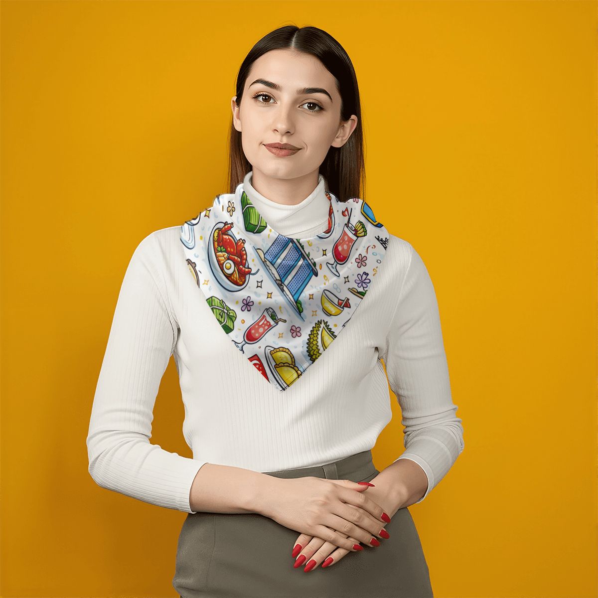 Custom Silk Scarf