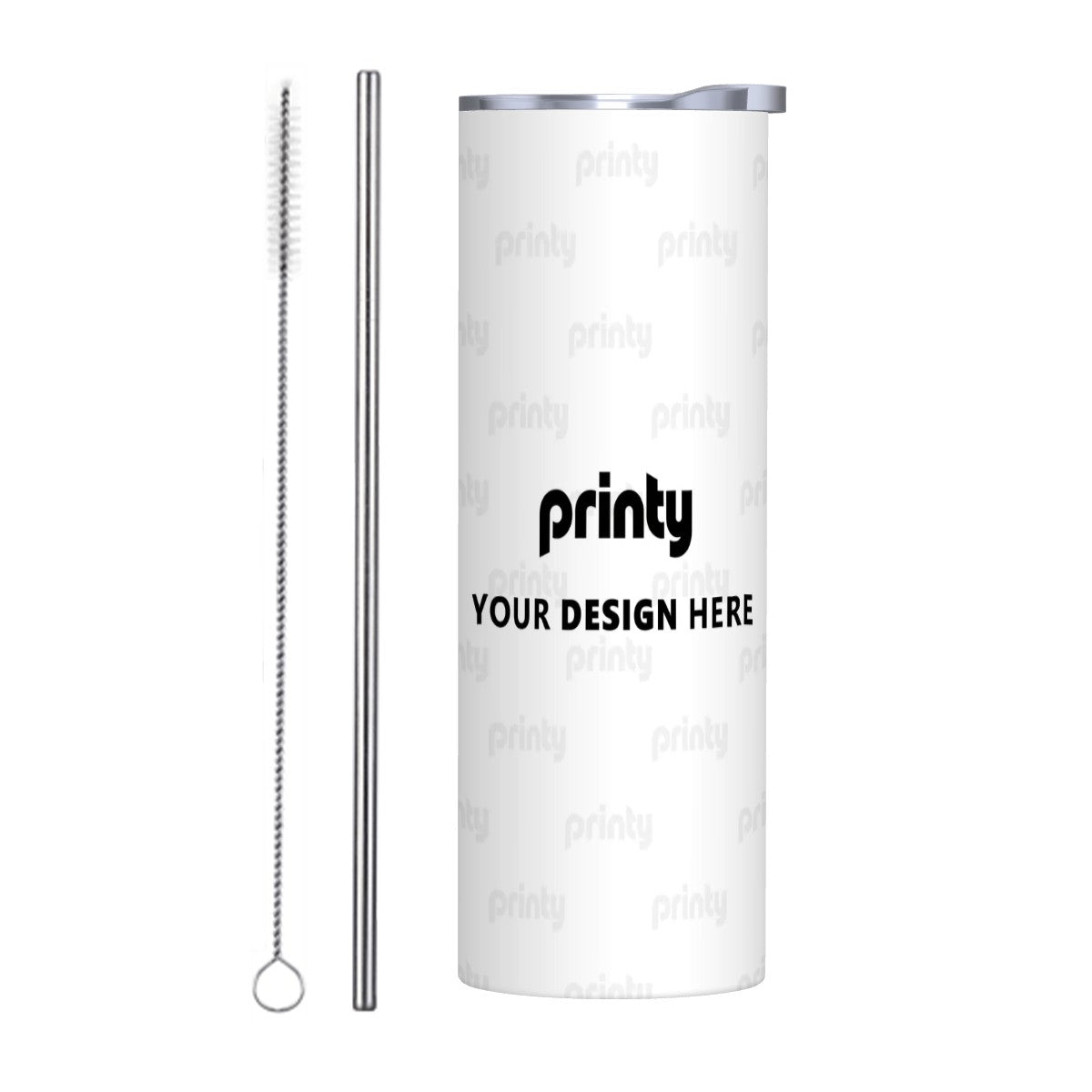 Custom Straw Water Bottle Drinkware (20oz)