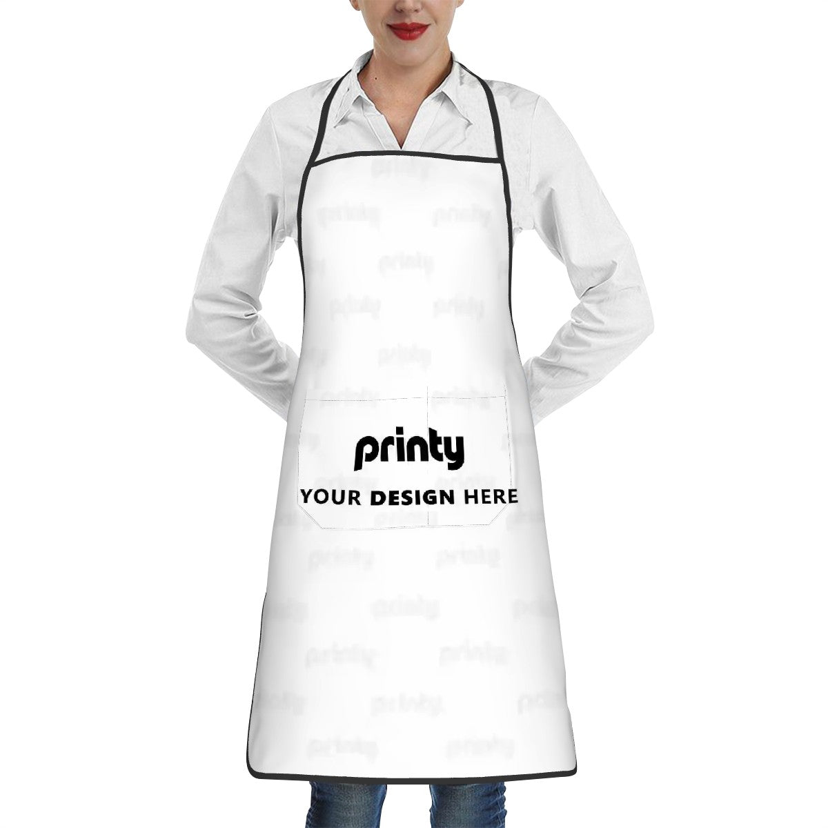 Custom Adult Apron with Pockets