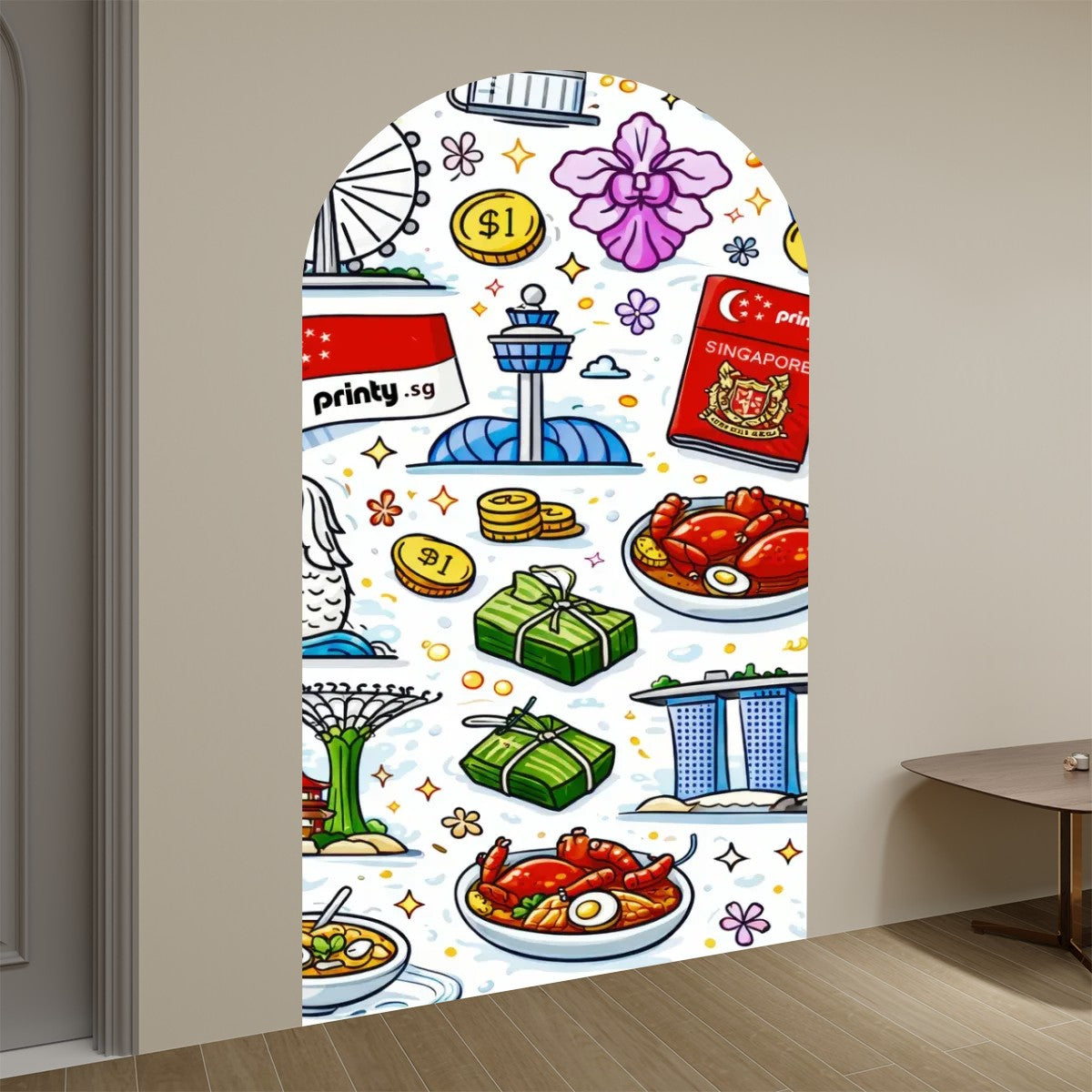 Custom Arch Wall Decals