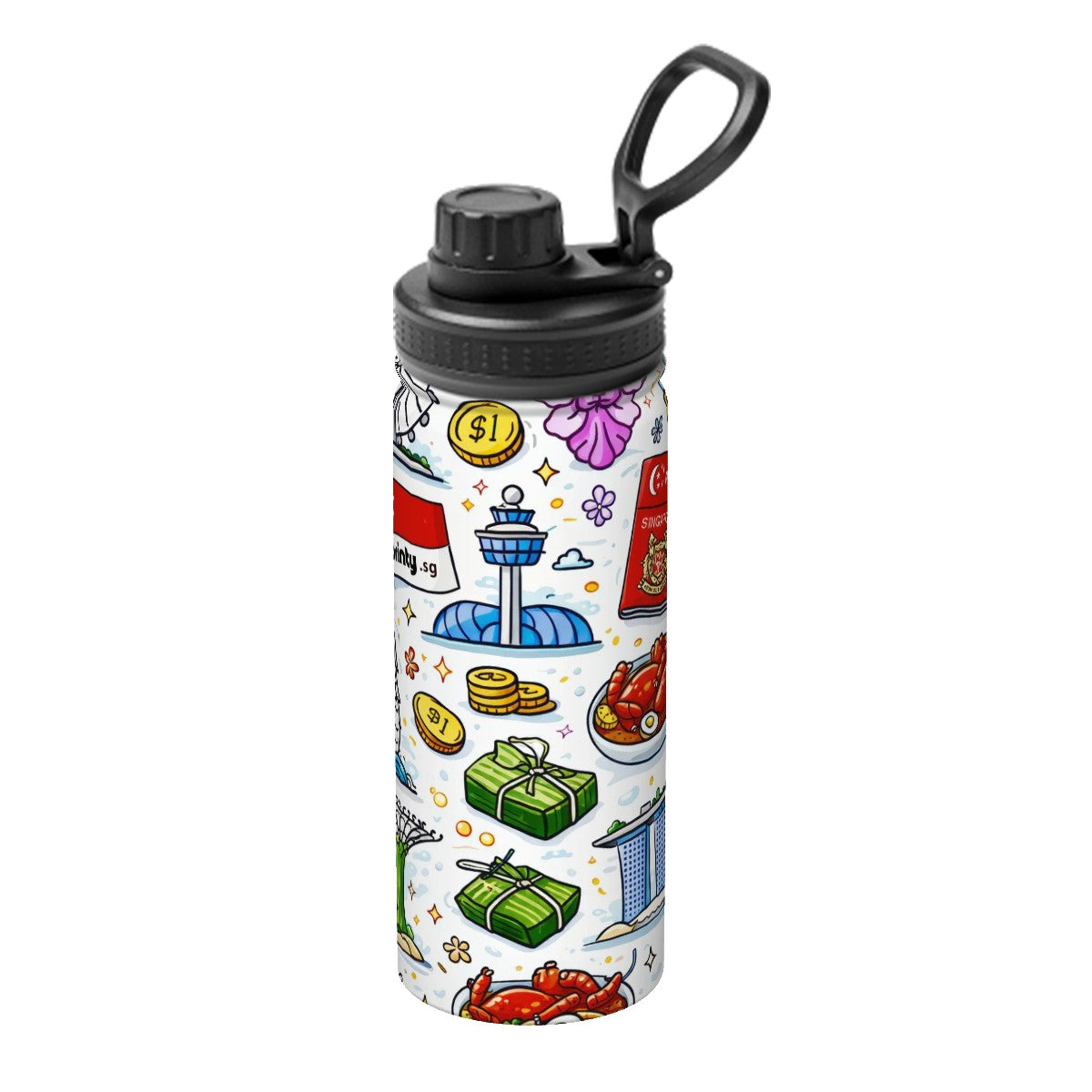 Custom Sports Insulated Water Bottle (18oz)