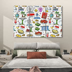 Custom 3 Panels Sound Absorbing Wall Art