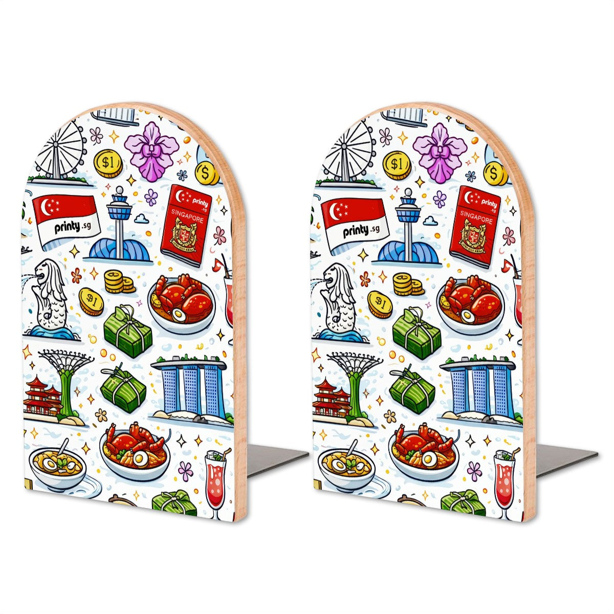 Custom Large Bookends