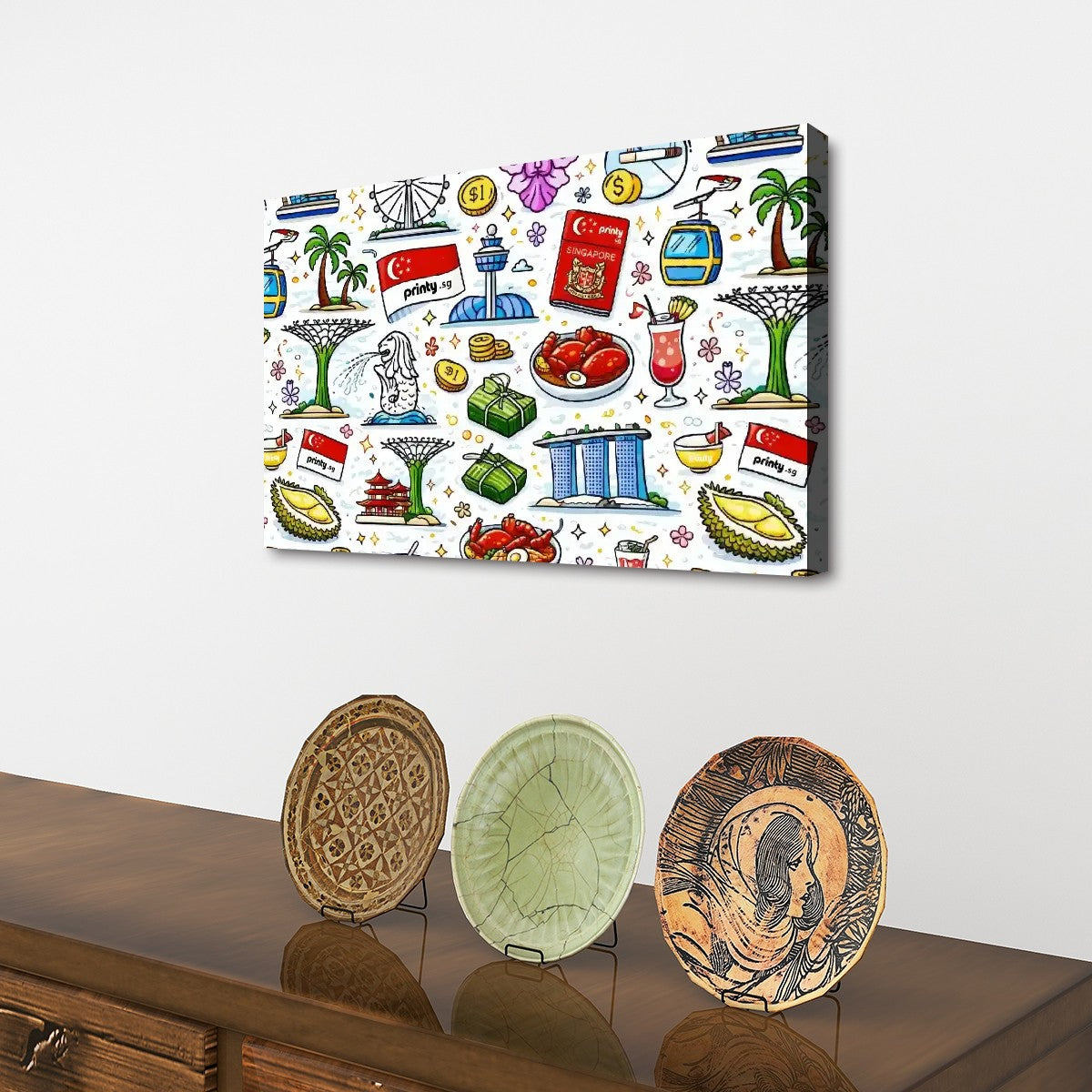 Custom Canvas Prints Wall Art (8:5)