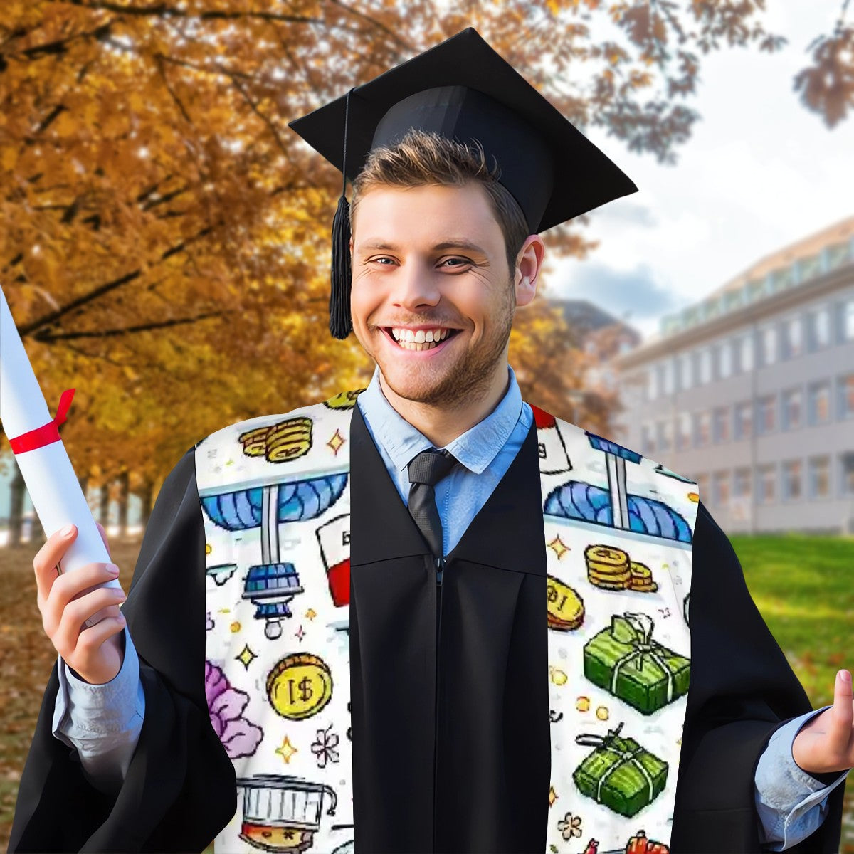 Custom Graduation Stole