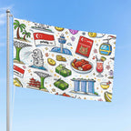 Custom Three-Layer Double Sided Flags 72"x48" Outdoor Decor