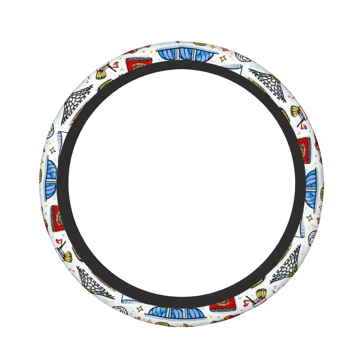 Custom Thickened Elastic Car Steering Wheel Cover