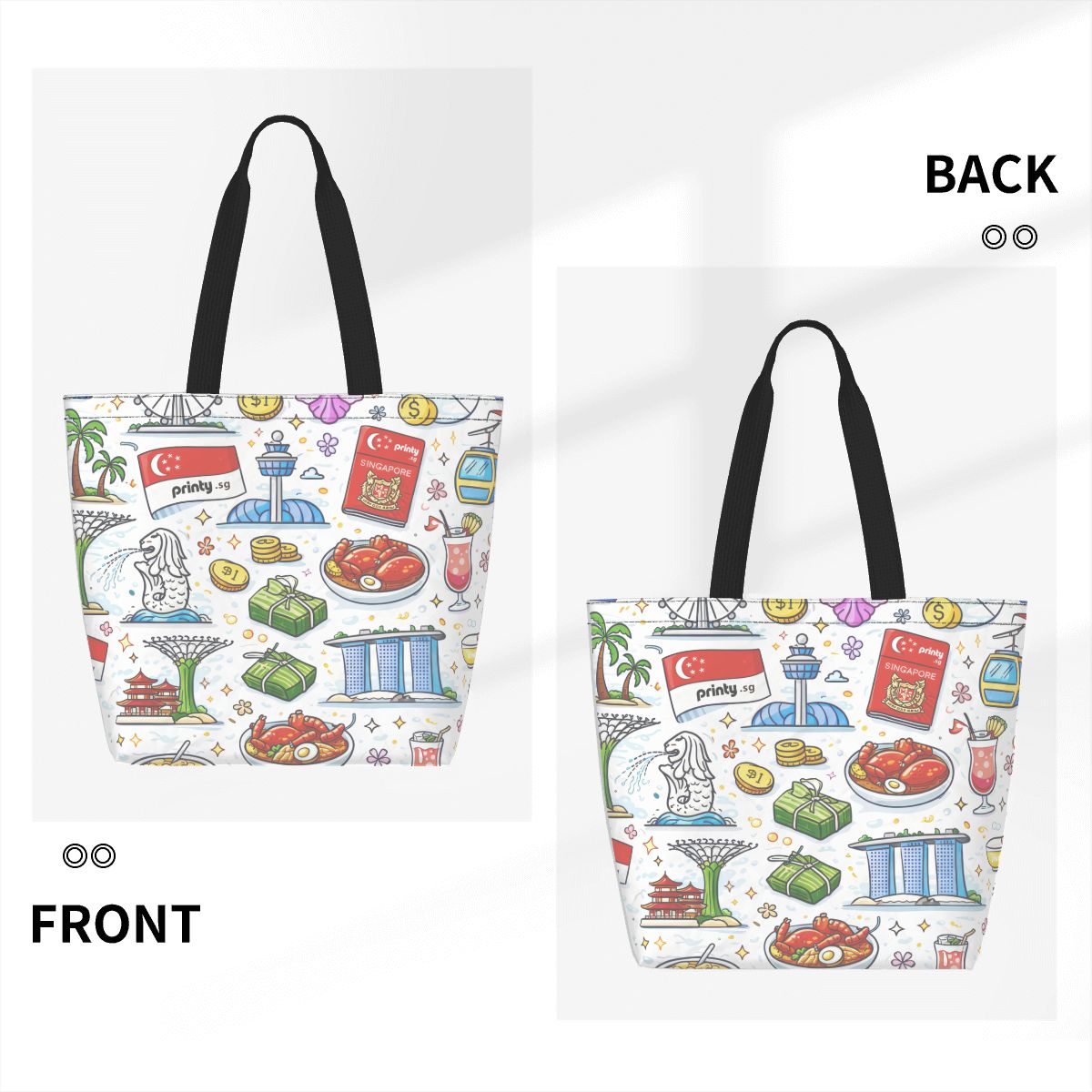 Custom Paper Reusable Shopping Bags Tote Bag