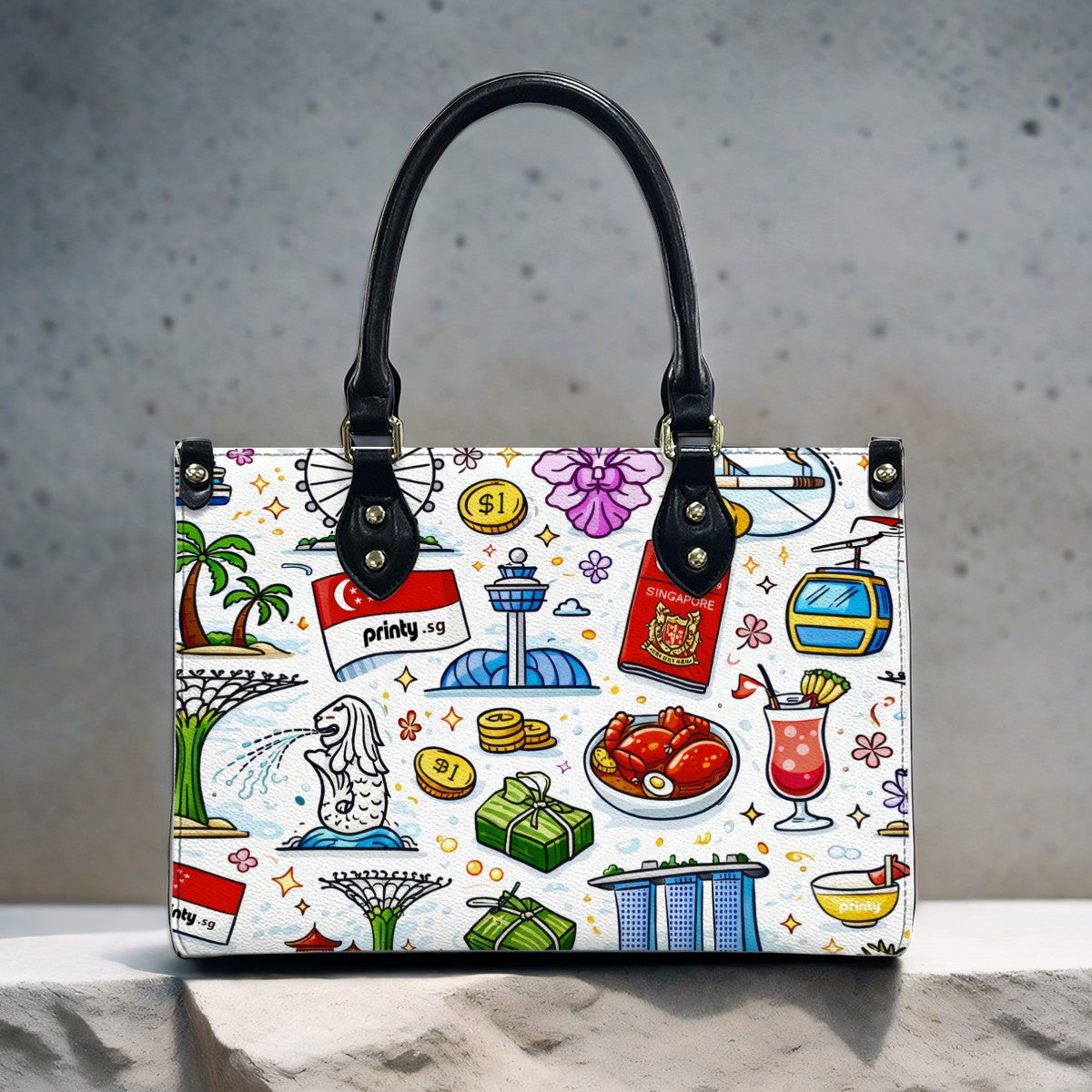Custom PU Tote Bag for Women
