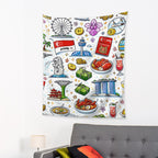 Custom Vertical Wall Tapestry for Bedroom (6:5)