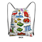 Custom Zipper Drawstring Backpack