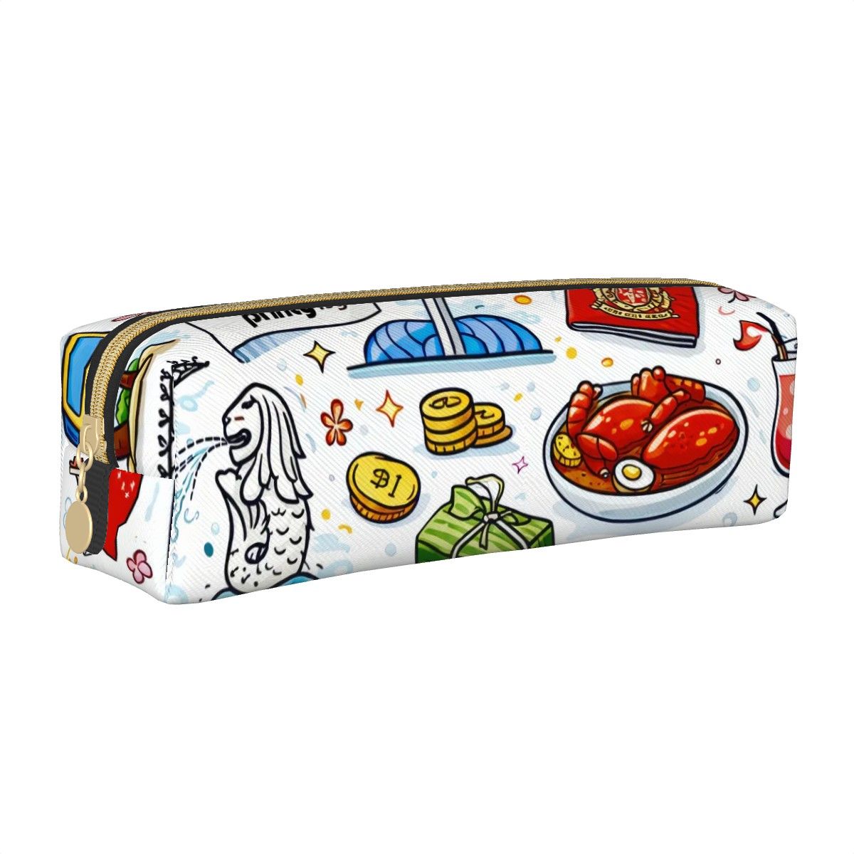 Custom Leather Simple Pencil Case