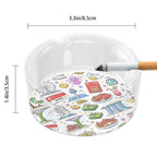 Custom Round Glass Ashtray