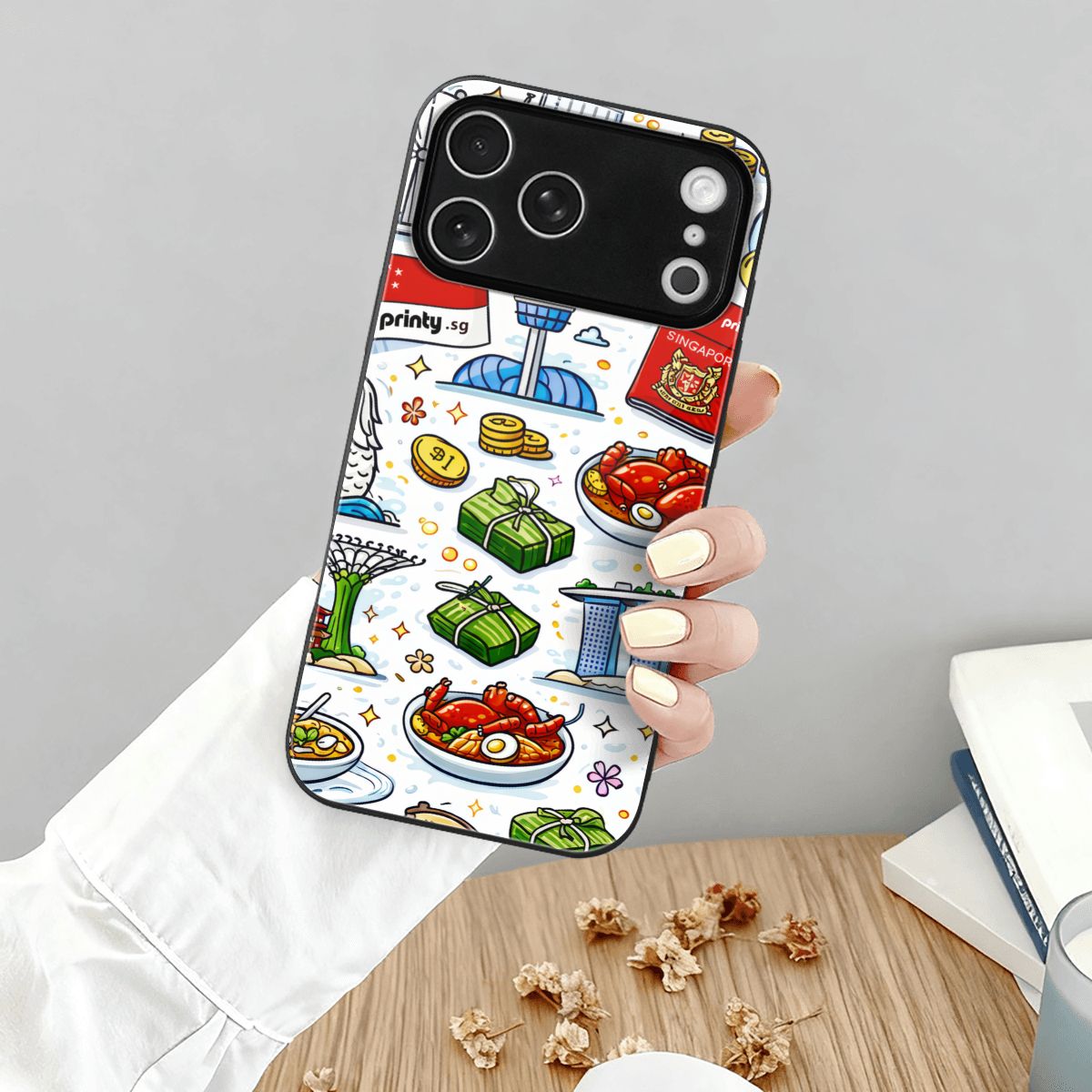 Custom iPhone 17 Pro Max Glass Phone Case