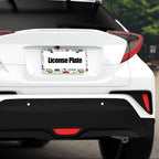 Custom 2-Hole Oval License Plate Frames 2 pcs