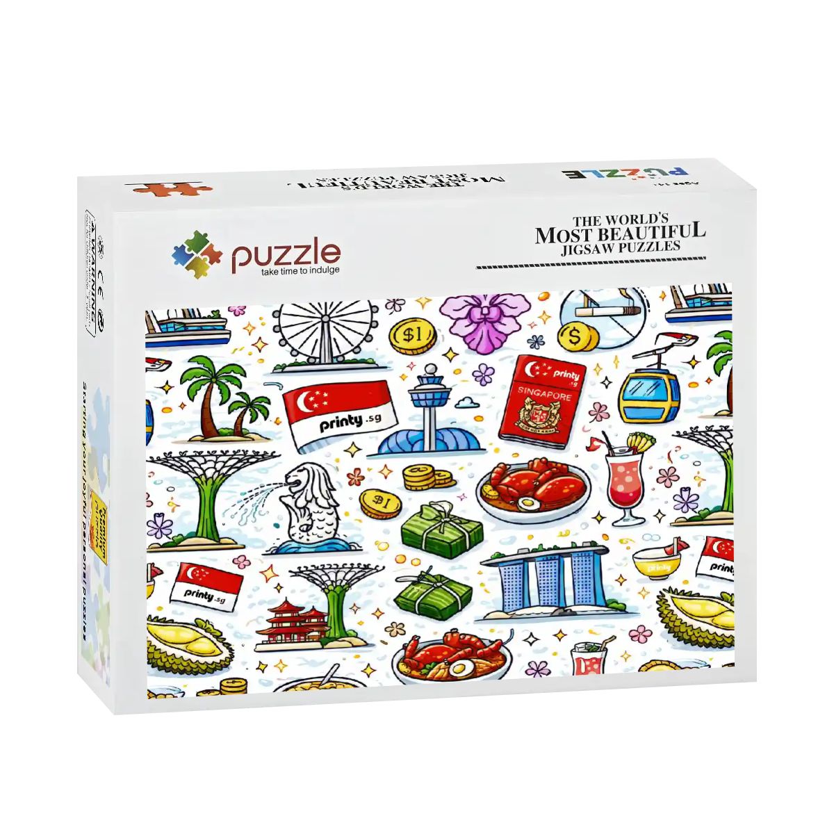 Custom Wooden Jigsaw Puzzles 500 pcs (Horizontal)