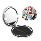 Custom Round Shape Portable Pocket Mirror