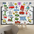 Custom Hanging Room Divider 12 pcs