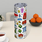 Custom Straw Water Bottle Drinkware (20oz)