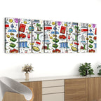 Custom 8 Panels Canvas Prints Wall Art