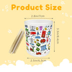 Custom Frosted Glass Jar with Lid