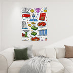 Custom Small Vertical Wall Tapestry for Bedroom