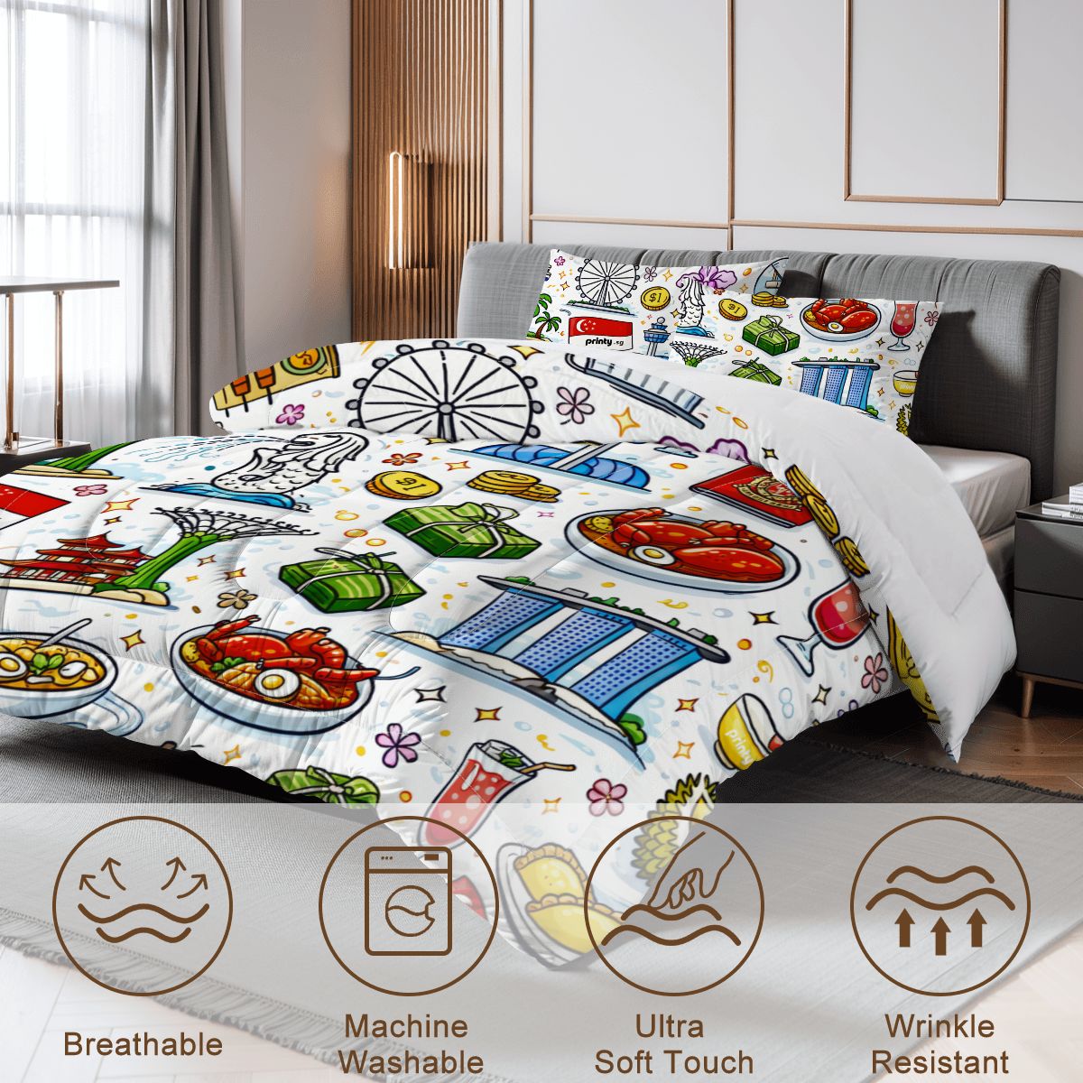 Custom Queen Comforter Set